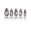 3D - Aurora Butterfly - Medium Almond