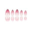 Ombre - Peachy Stardust - Short Almond