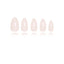 Solid Color - Vanilla Cream - Short Almond