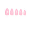 Solid Color - Pink Crush - Short Almond