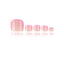 French - Pink Shimmer - Toe Nails
