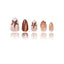 3D - Bronze Starlet - Short Almond