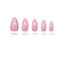 Solid Color - Apricot Shimmer - Short Almond