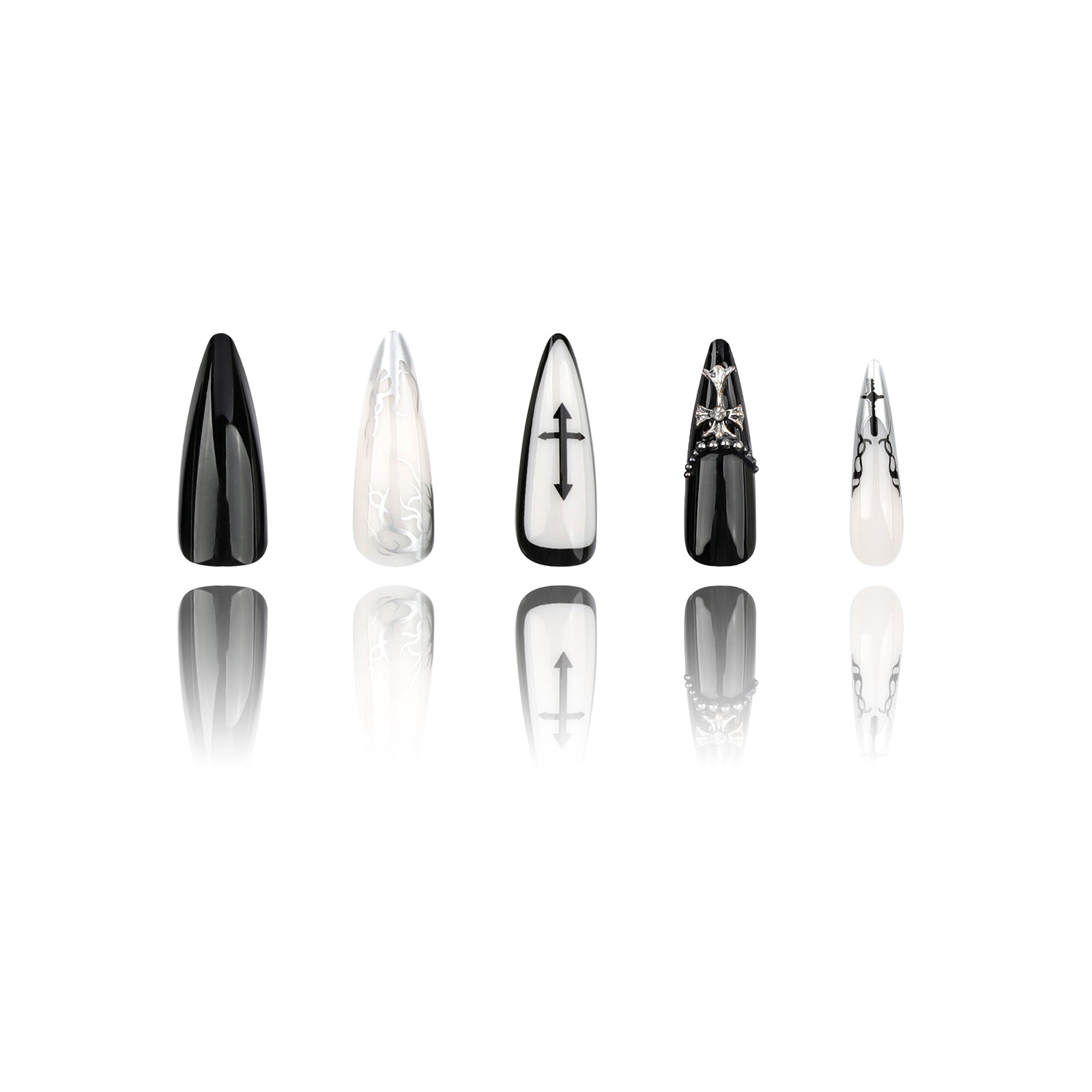 3D - Noir Saint - Long Stiletto