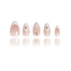 3D - Blossom Veil - Short Almond