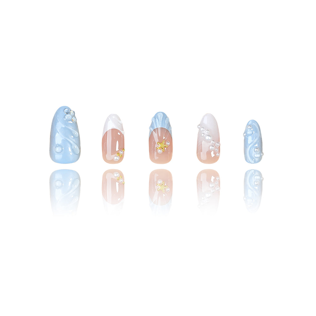 3D - Ocean Ripples - Medium Oval