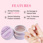 Solid Press-On Nail Tips Adhesive Glue 15g