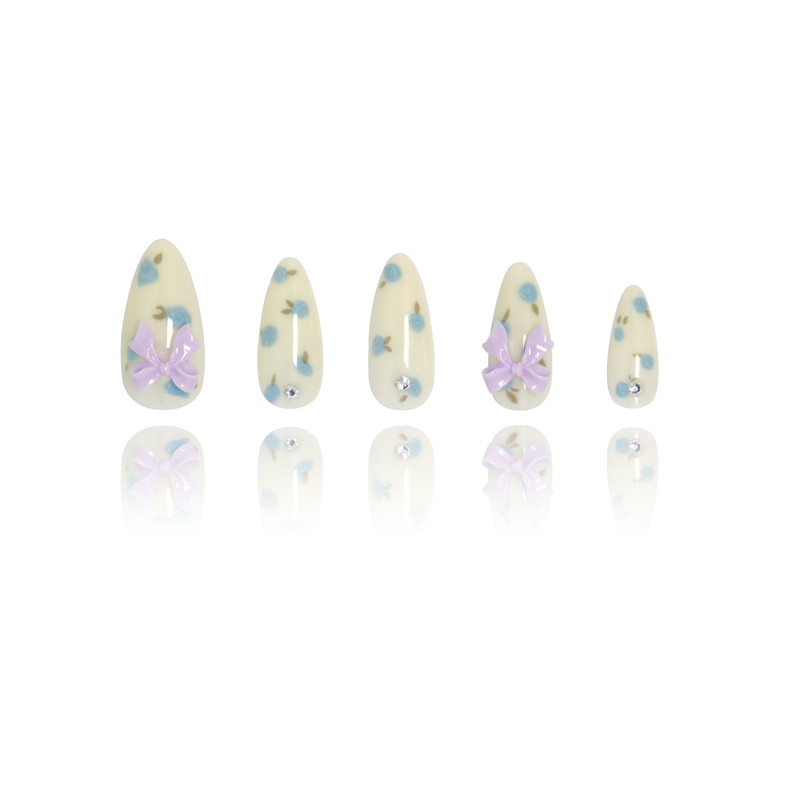 3D - Creamy Garden - Medium Almond