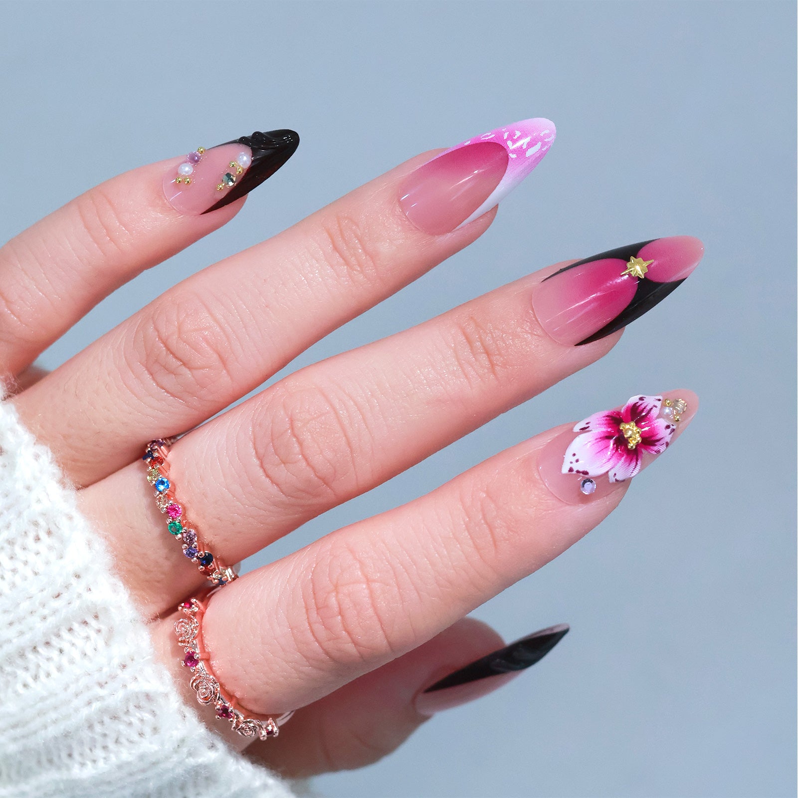 3D - Mystique Blossom - Medium Almond