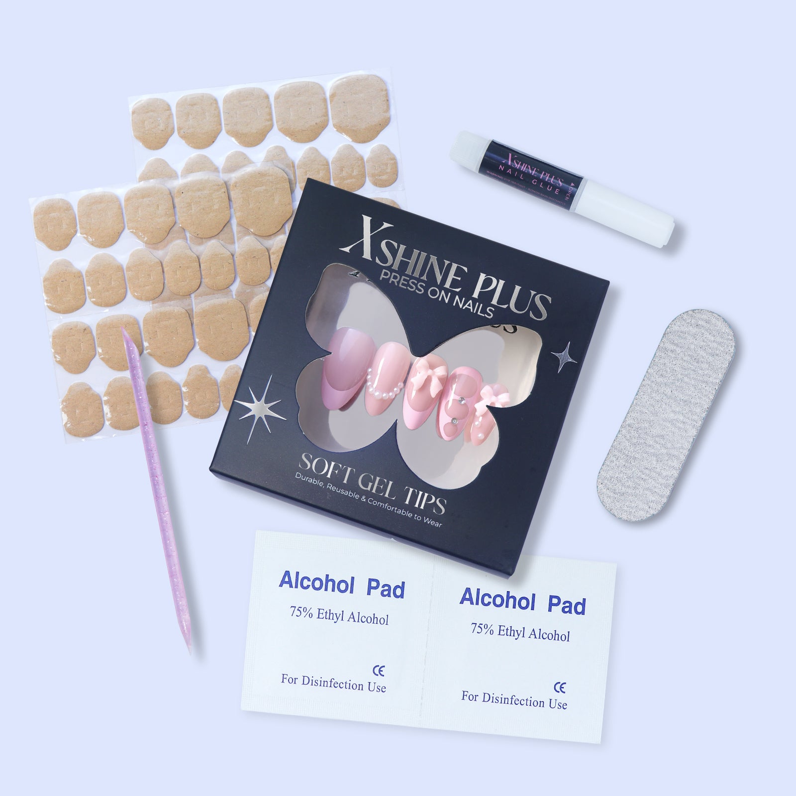 French - Pink Balletcore - Medium Almond