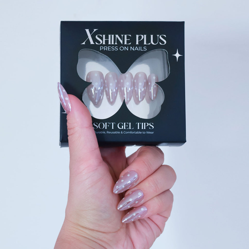 Chrome - Taro Dots - Medium Almond