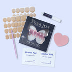 Chrome - Burgundy Blush - Medium Almond