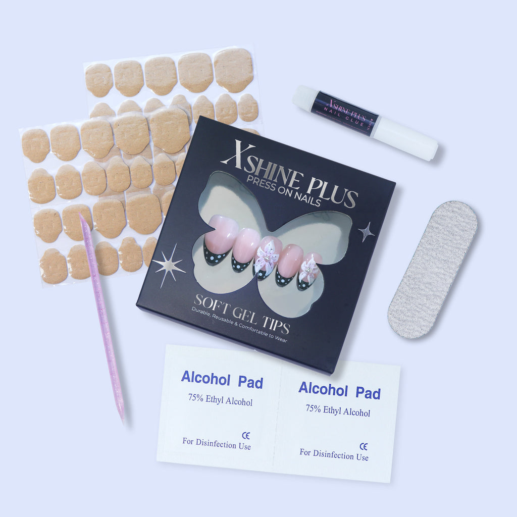 3D - Polka Soirée -Short Almond