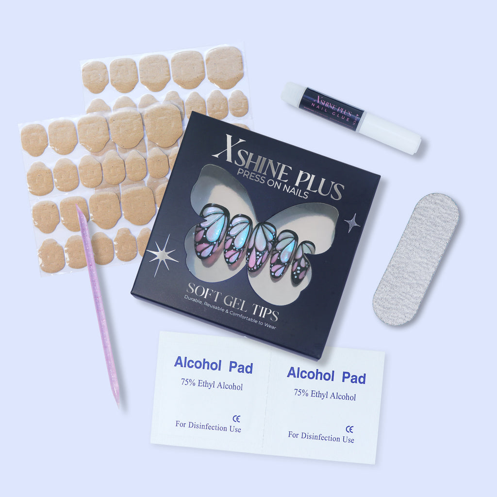 3D - Aurora Butterfly - Medium Almond