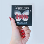 Cat Eye - Red Gem - Medium Almond
