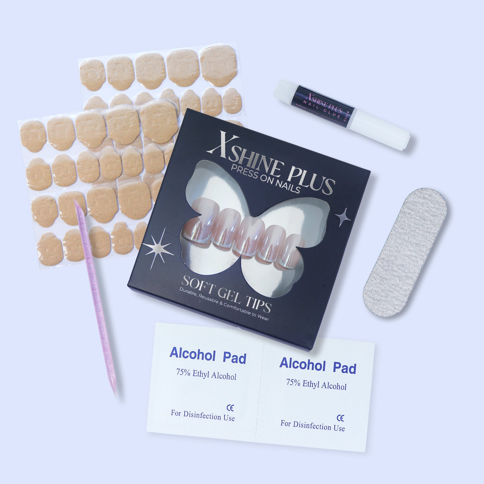 Chrome - Classic French - Short Square