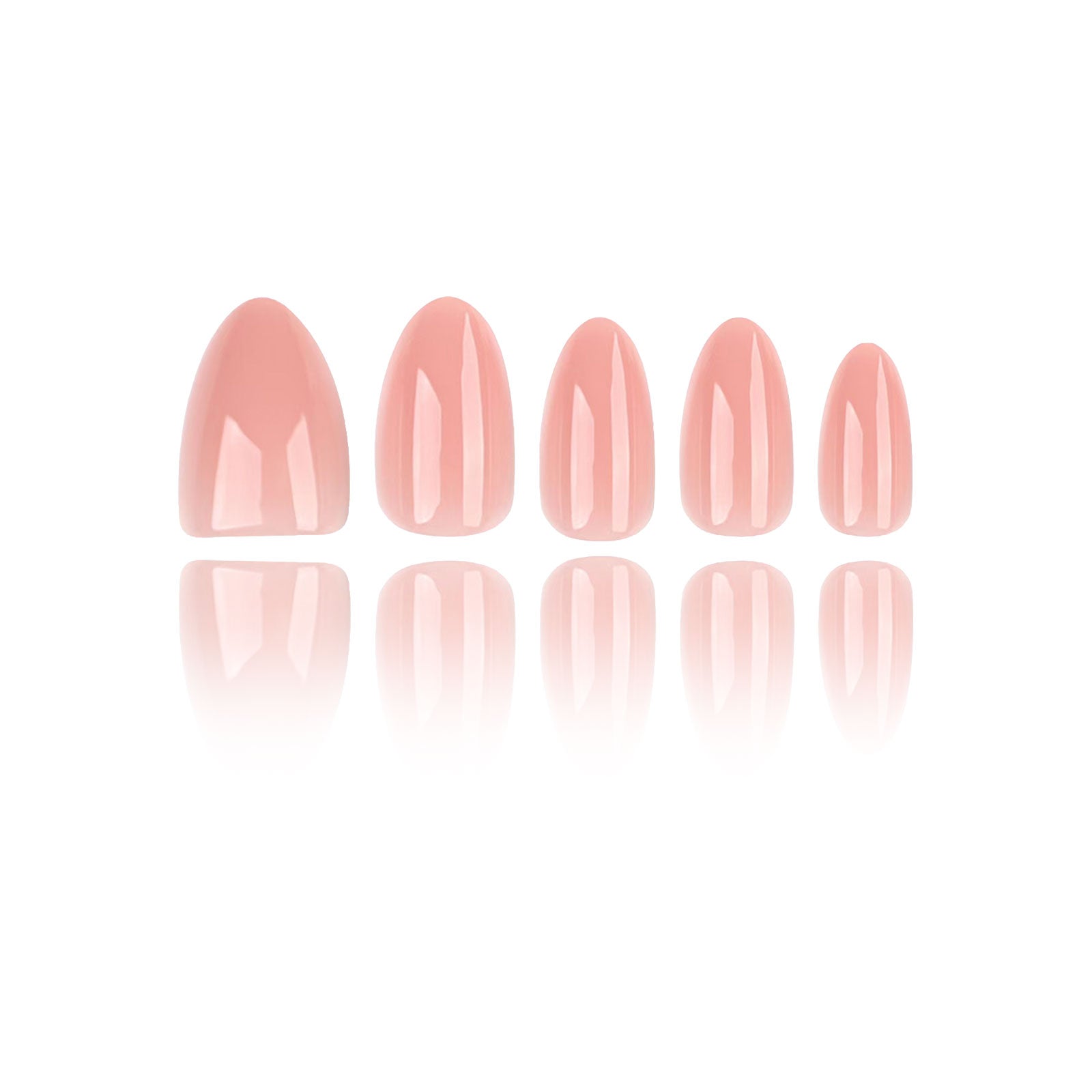 Solid Color - Peach Pulp - Short Almond Main image
