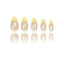 French - Lemon Glazed - Medium Almond