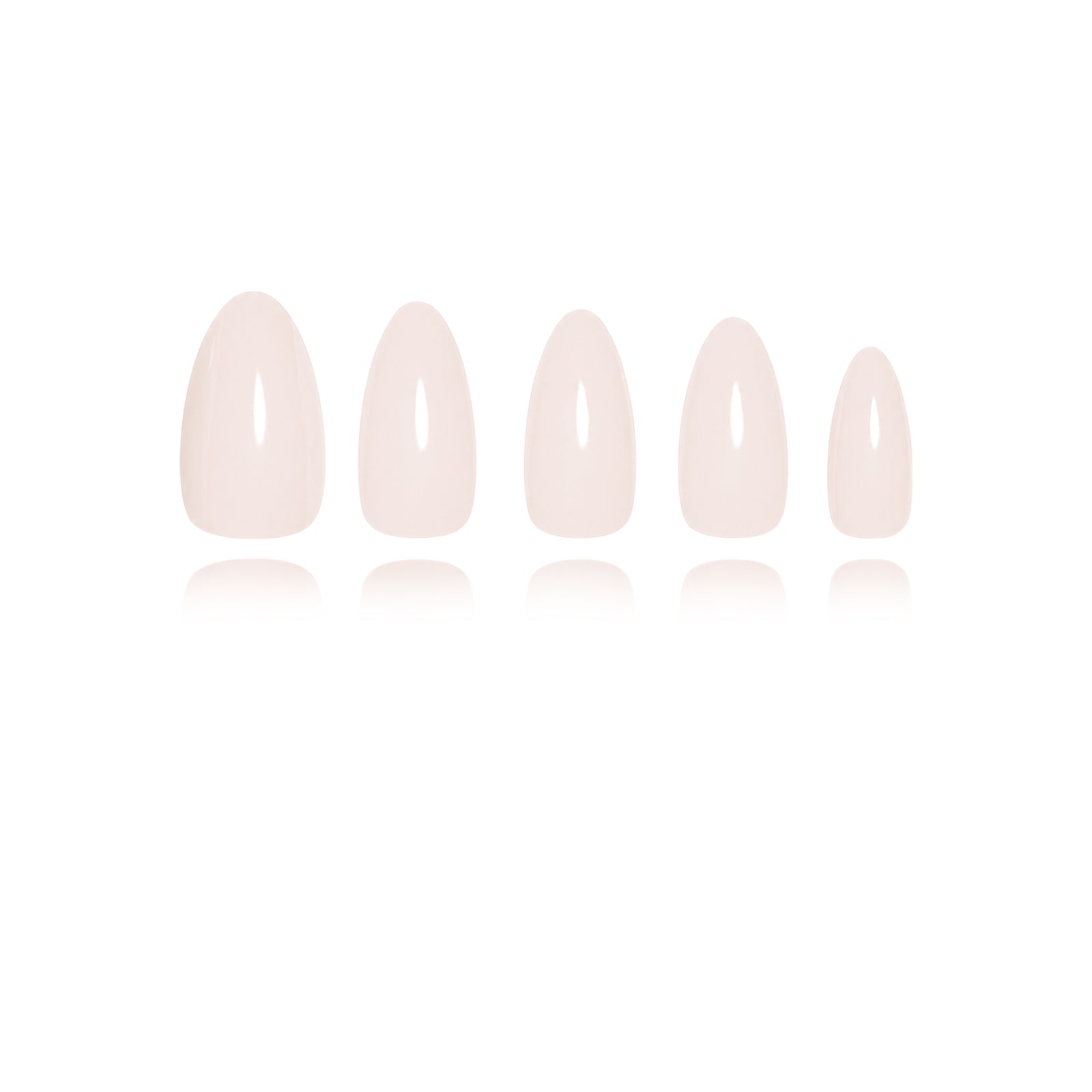 Solid Color - Vanilla Cream - Short Almond