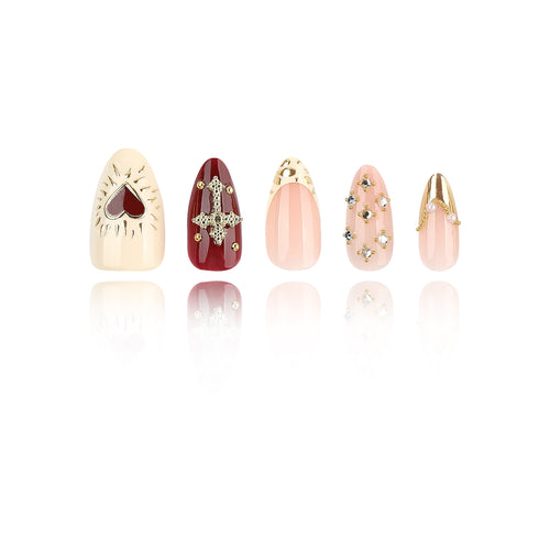 3D - Baroque Glam - Medium Almond