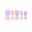 Patterned - Lavender Buzz - Extra Short Square