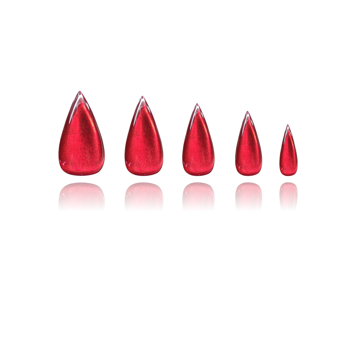 Solid Color - Ruby - Medium Cat Claw