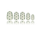 Cat Eye - Matcha Dot - Short Oval