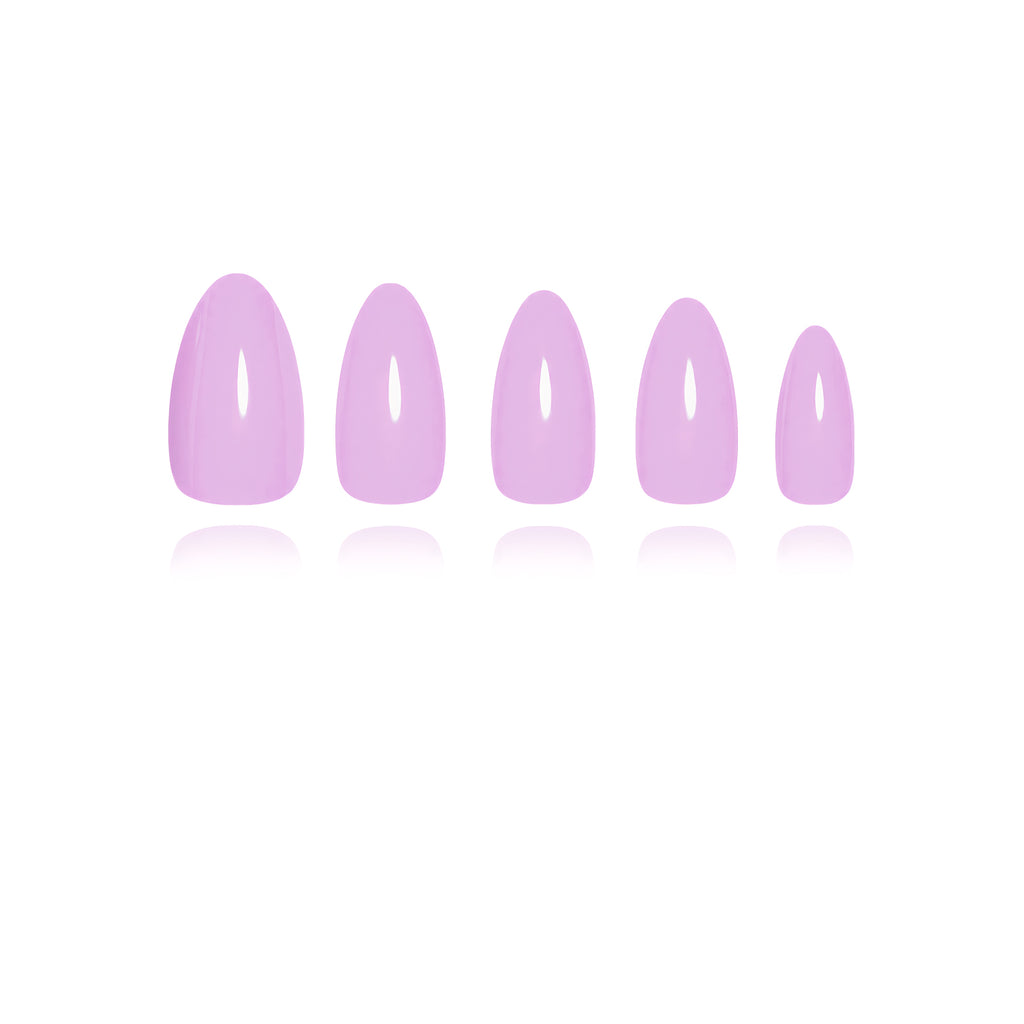 Solid Color - Sweet Lilac - Short Almond
