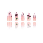 3D - Cherry Dots - Medium Stiletto