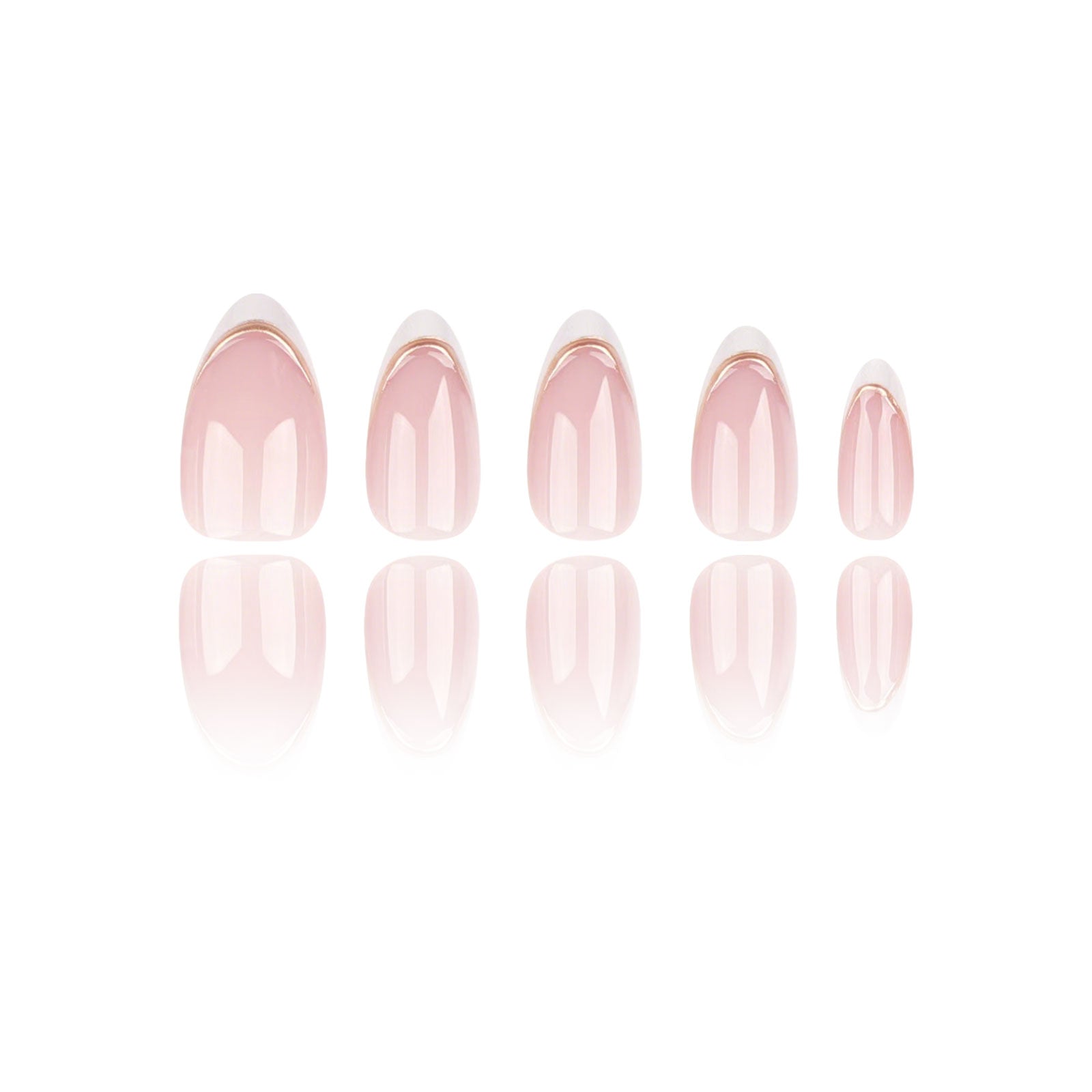 French - Poised Line - Medium Almond