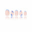 French - Azure Flora - Short Oval