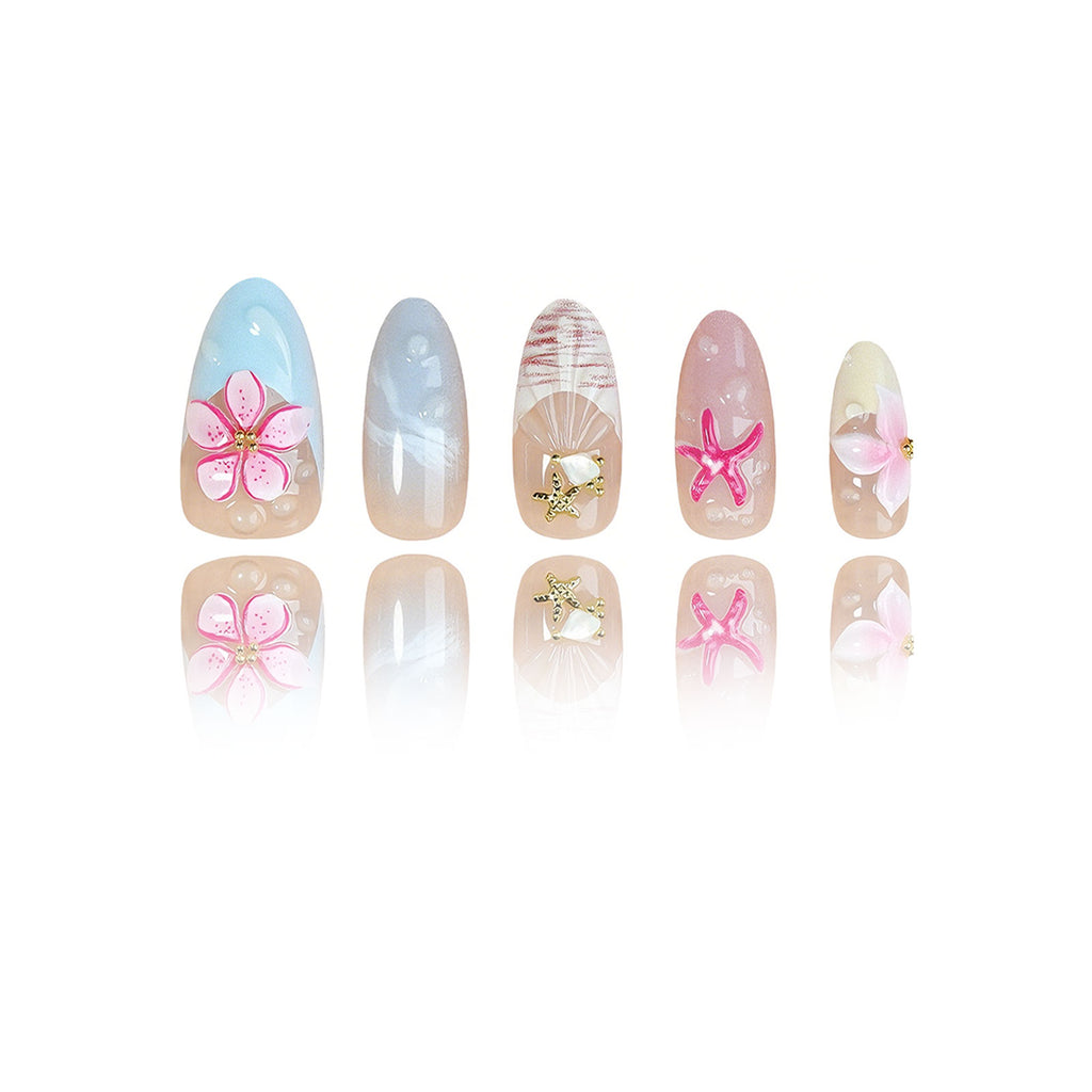 3D - Ocean Bloom - Medium Oval