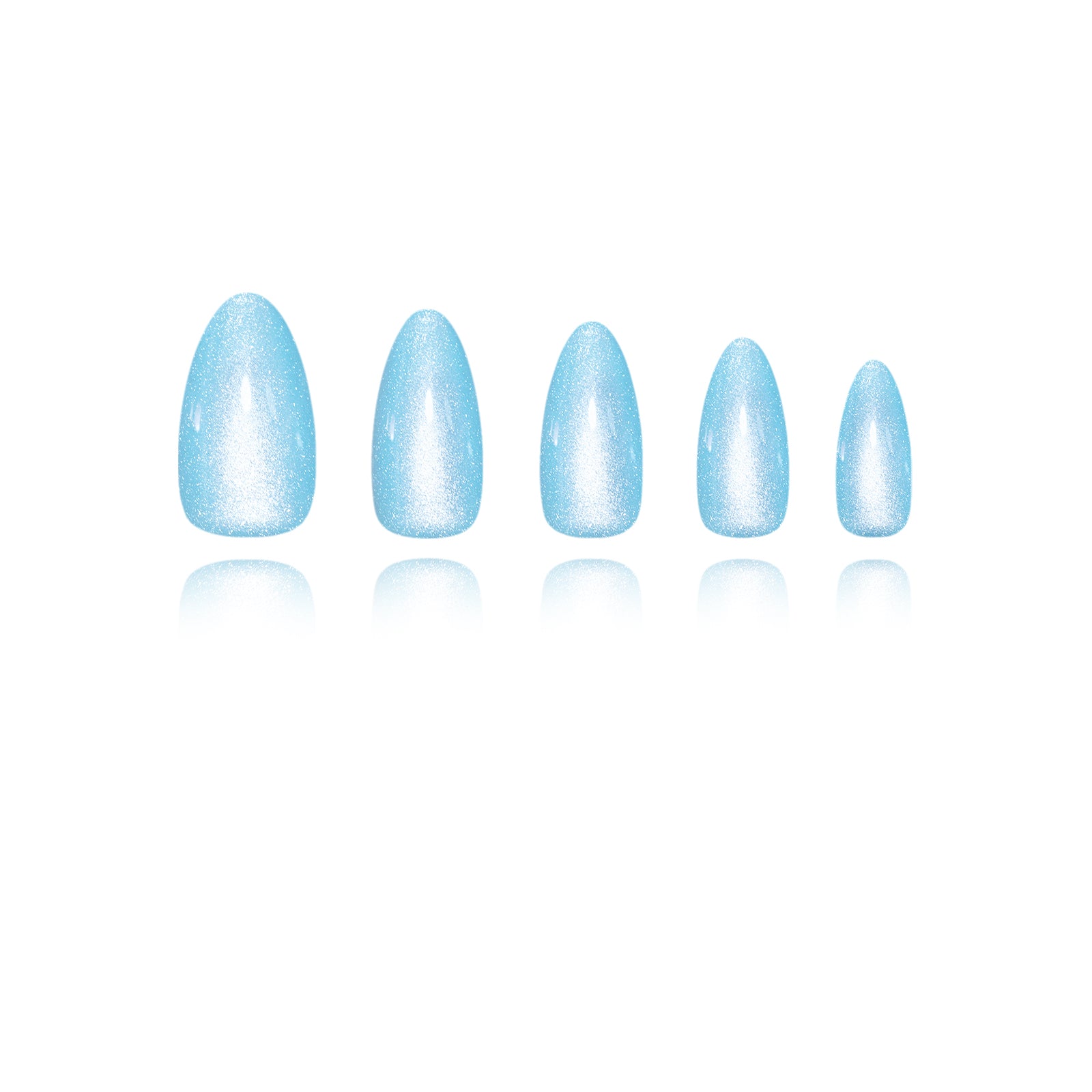 Cat Eye - Starry Ocean - Short Almond