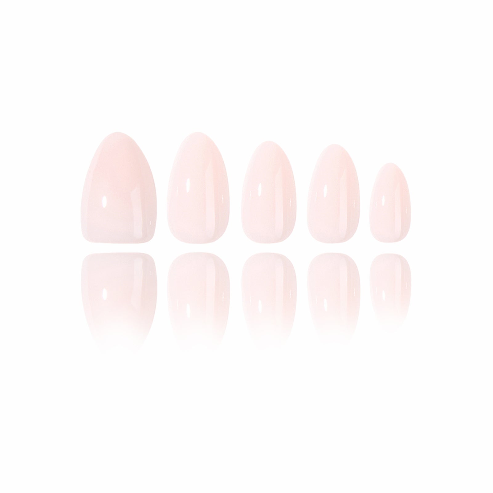 Solid Color - Barely Pink - Short Almond Main image