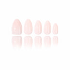 Solid Color - Barely Pink - Short Almond