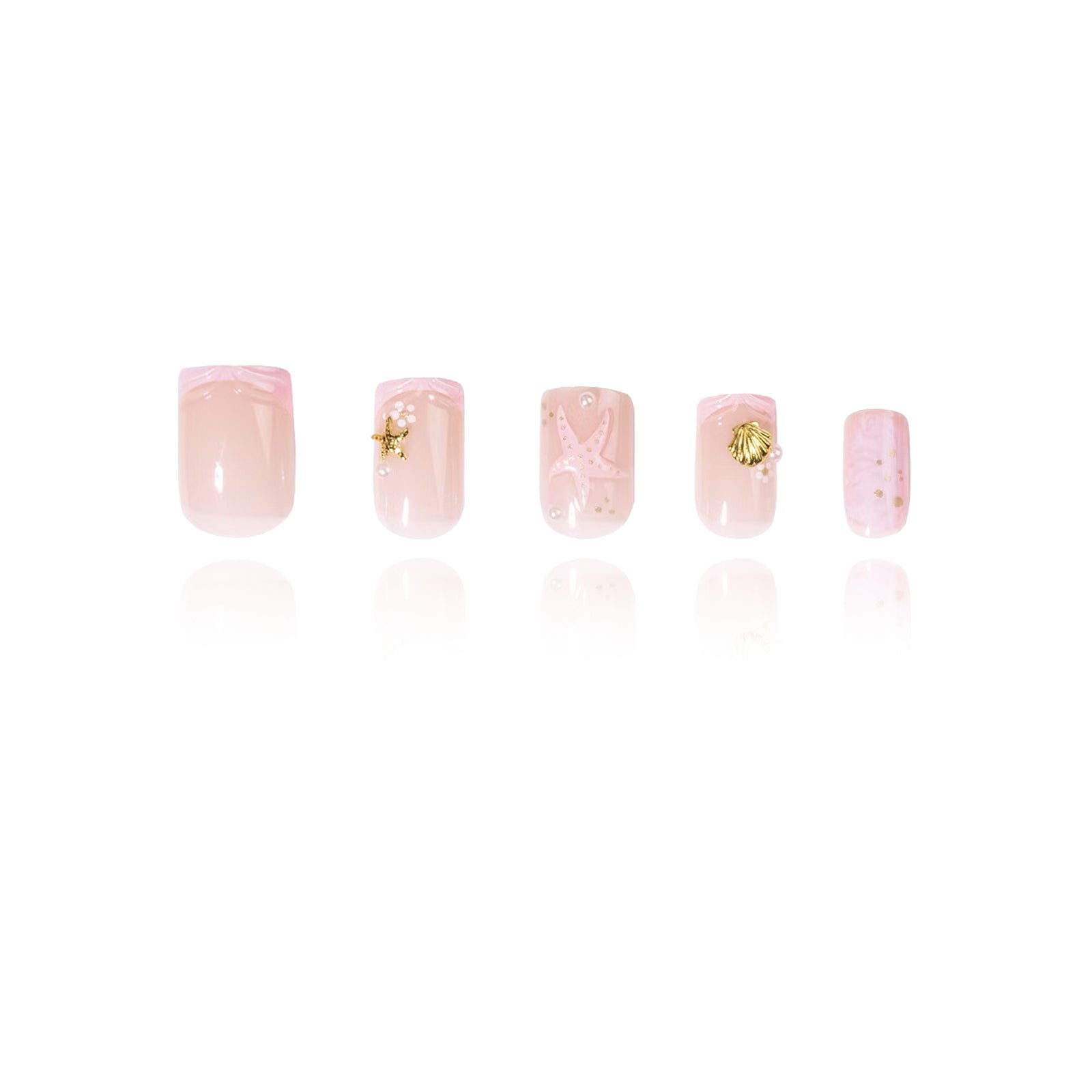 3D - Pink Marine - Short Square