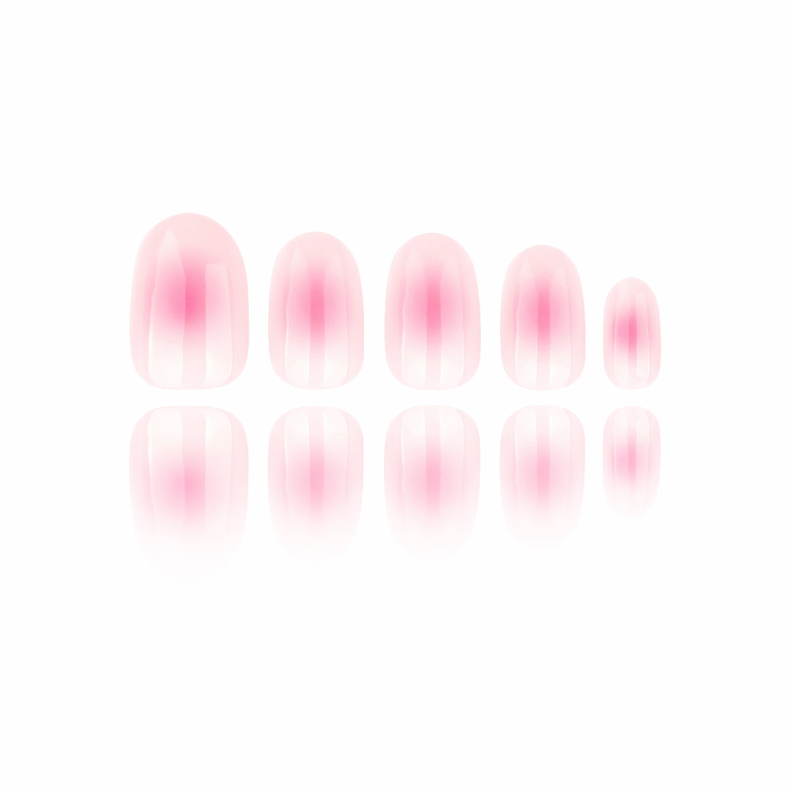 Ombre - Peach Blush - Short Oval Main image