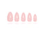 Solid Color - Soft Pink - Short Almond