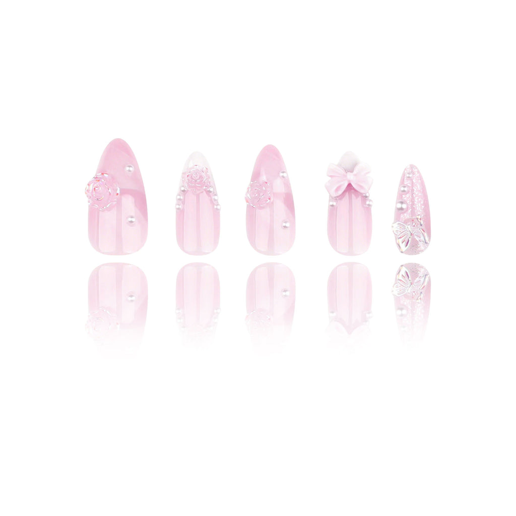 3D - Rosy Holo - Medium Almond