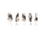 3D - Abstract Chrome - Medium Coffin