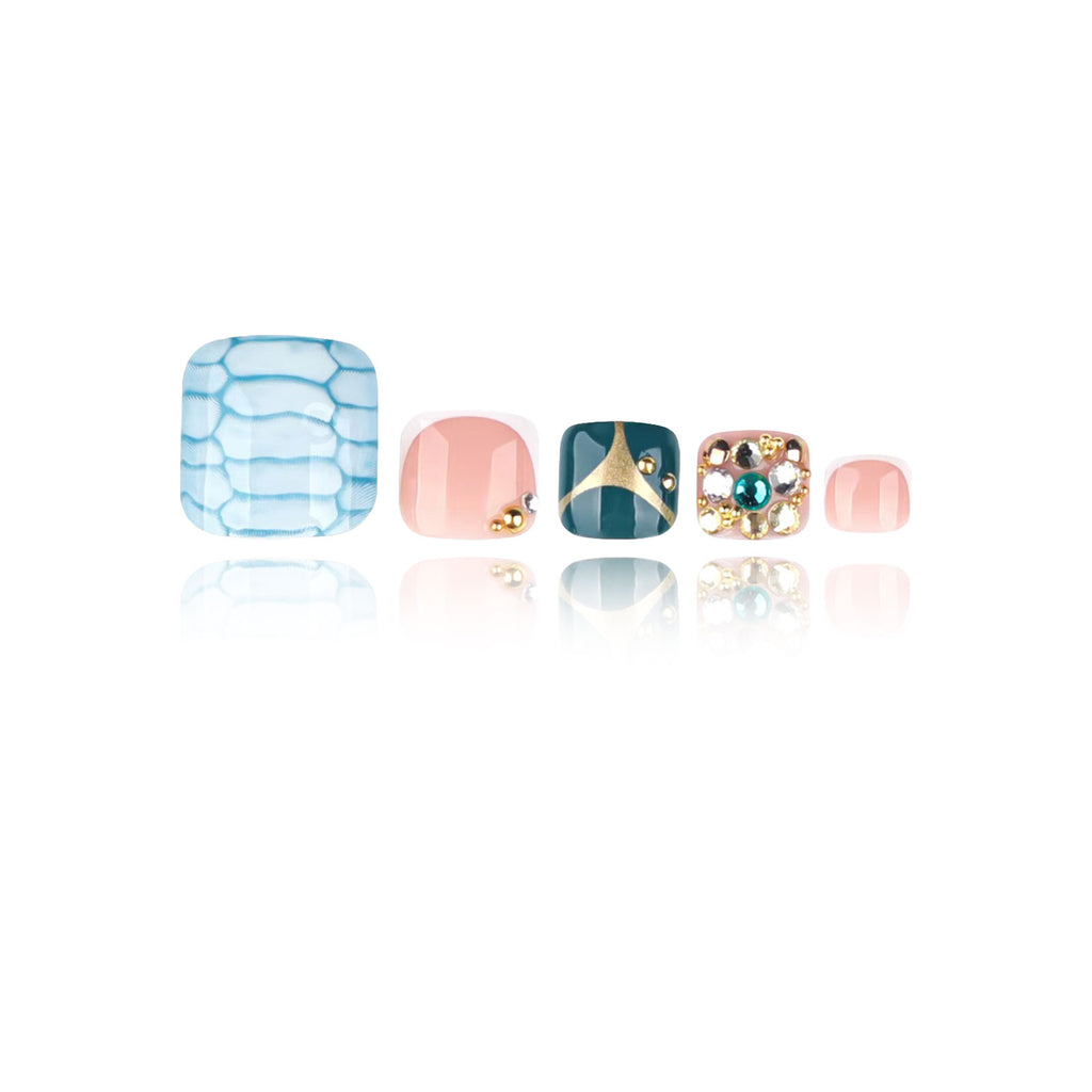 3D - Emerald Nile - Toe Nails