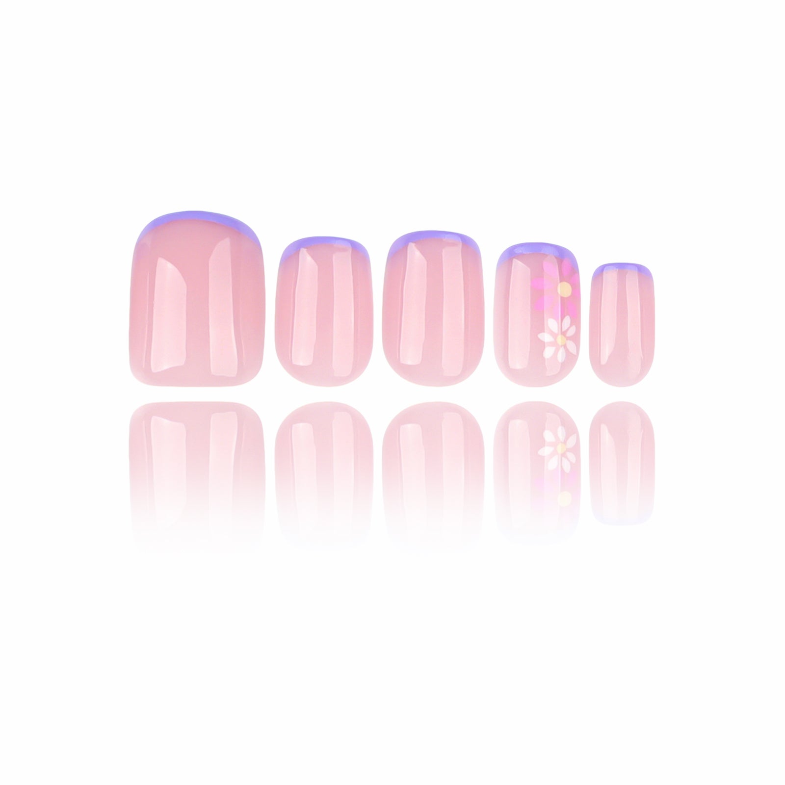 French - Iris Petal - Extra Short Squoval