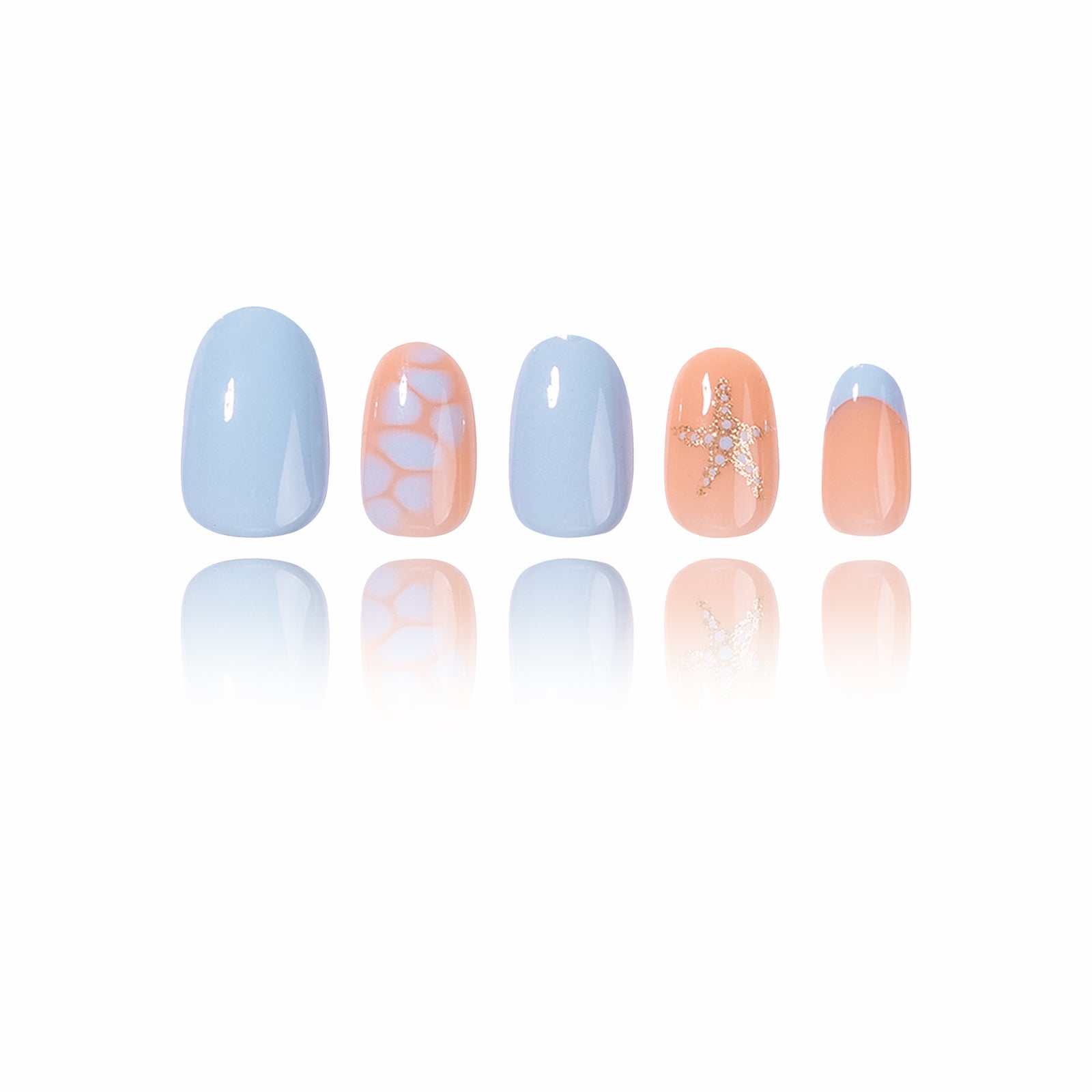 Patterned - Seaside Star - Short Oval