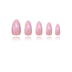 Solid Color - Apricot Shimmer - Short Almond