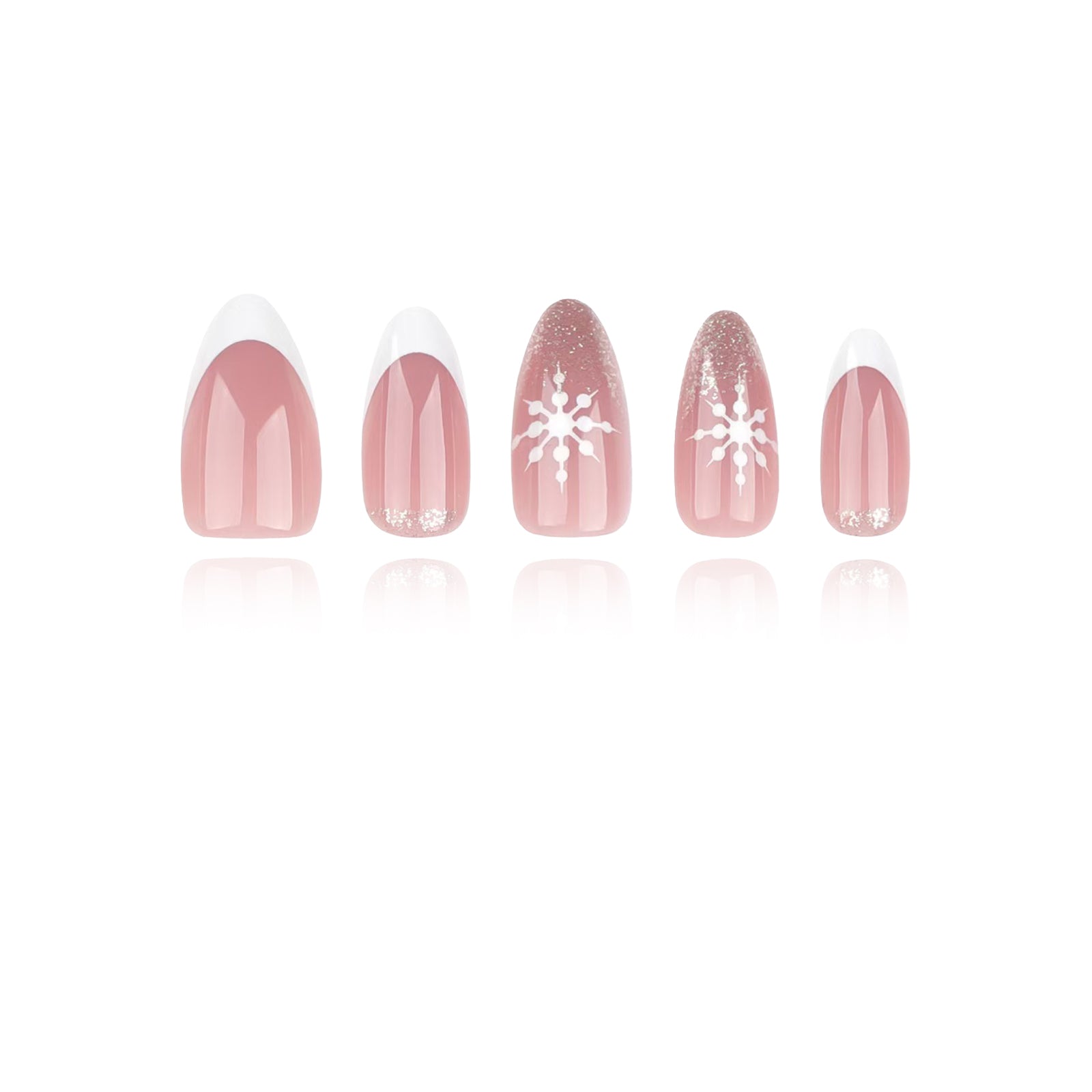 French - Winter Shimmer - Medium Almond