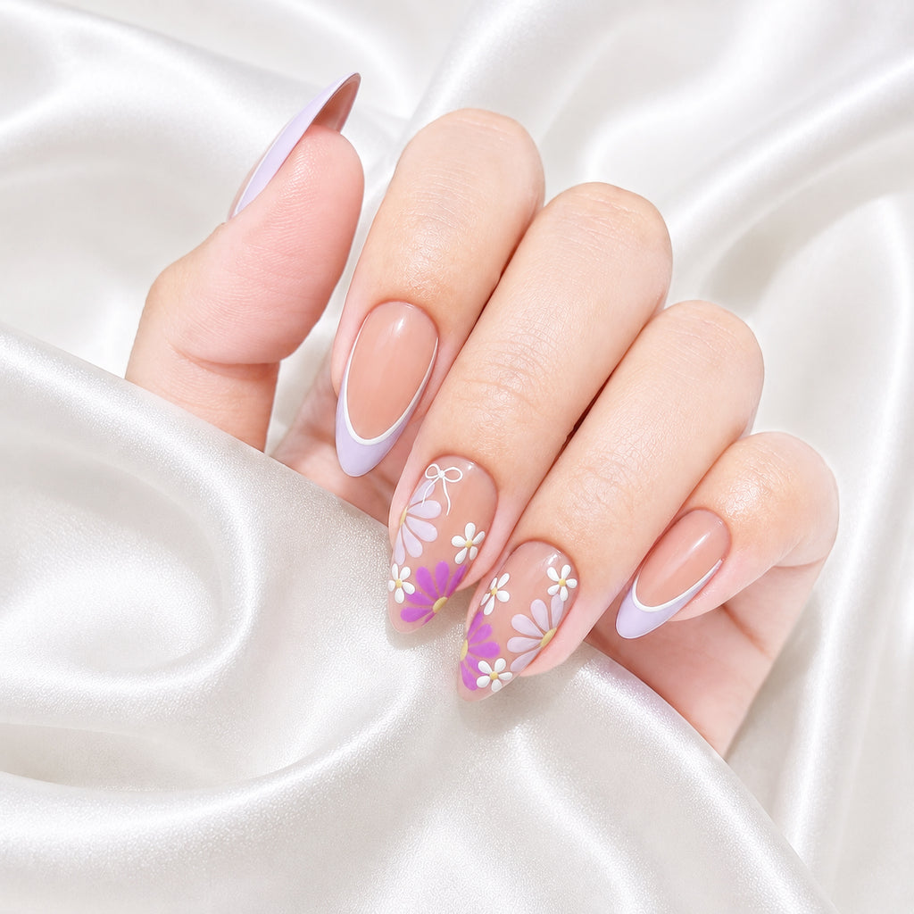 French - Orchid Petal - Medium Almond