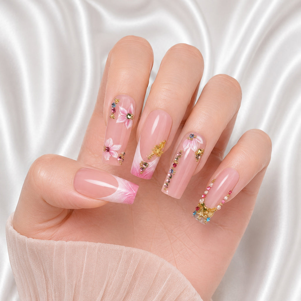 3D -  Riviera Bloom - Extra Long Square