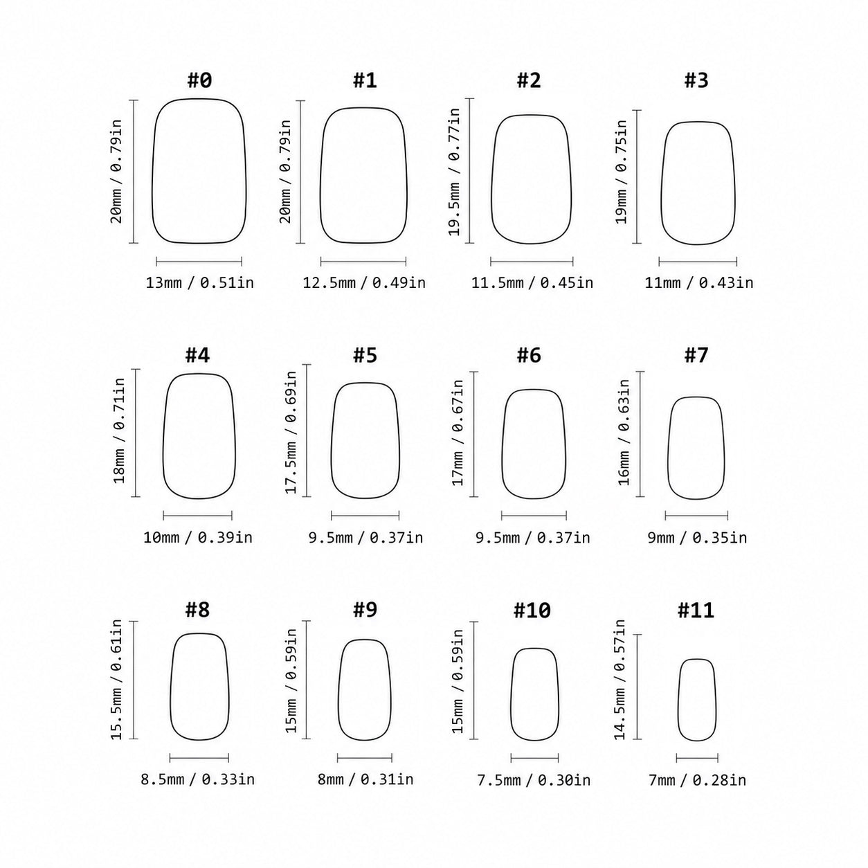 Patterned - Mon Chéri - Short Squoval