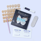 Solid Color - Sirens Glimmer - Short Almond