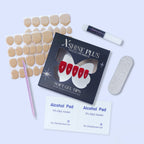 Solid Color - Scarlet - Short Almond